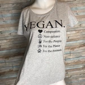 Vegan grey t shirt like new M